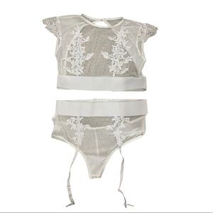 Sheer mesh lingerie two piece NEVER WORN